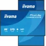 Skaitmeninės reklaminės plokštumos plokščias skydelis IIYAMA LH8664UHS-B3AG — 85,6 colių (2,17 m) 3840x2160 4K IPS, 450 cd/m², Wi‑Fi, Android, 24/7, juodas