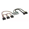 Akasa 150W nuolatinės srovės į ATX adapteris 12V 180W įvairiaspalvis