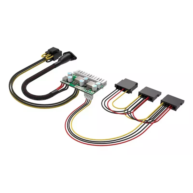 Akasa 150W nuolatinės srovės į ATX adapteris 12V 180W įvairiaspalvis