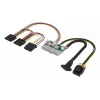 Akasa 150W nuolatinės srovės į ATX adapteris 12V 180W įvairiaspalvis