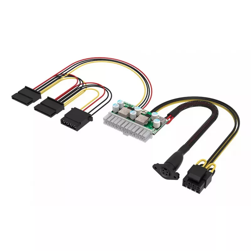 Akasa 150W nuolatinės srovės į ATX adapteris 12V 180W įvairiaspalvis