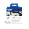 Nepertraukiama juosta Brother DK22205 juoda ant balto 6,2 cm x 30,48 m
