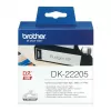 Nepertraukiama juosta Brother DK22205 juoda ant balto 6,2 cm x 30,48 m