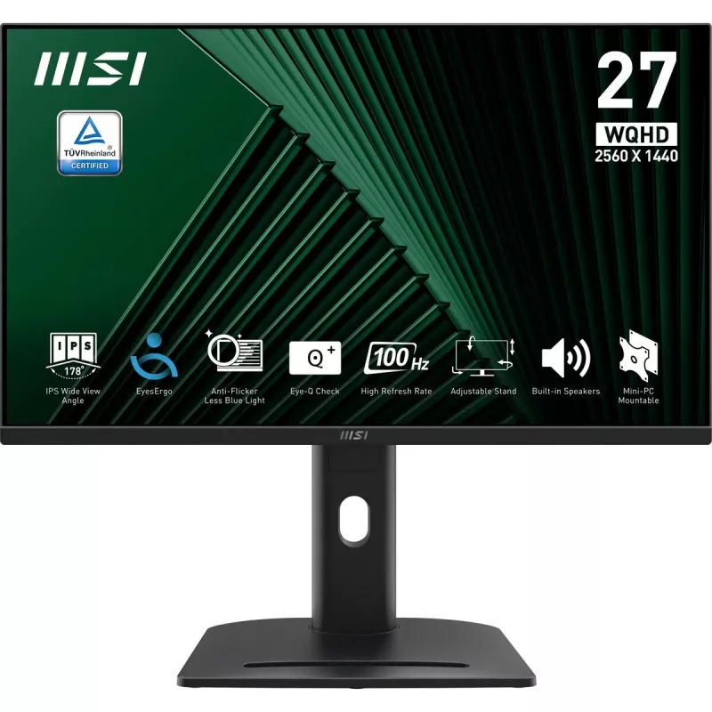 Monitorius MSI Pro MP275QPG 27 colių IPS LCD QHD 2560x1440