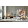 PC korpusas MODECOM VOLCANO STELLAR PLUS ARGB MIDI 8F WHITE — midi bokštas, ATX, grūdintas stiklas, ARGB apšvietimas, 8 ventiliatoriai, GPU iki 42 cm