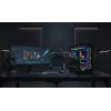 PC mid-tower korpusas MODECOM VOLCANO STELLAR PLUS ARGB MIDI, 5 priekiniai ventiliatoriai, grūdintas stiklas, USB-C