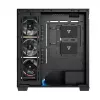 PC mid-tower korpusas MODECOM VOLCANO STELLAR PLUS ARGB MIDI, 5 priekiniai ventiliatoriai, grūdintas stiklas, USB-C