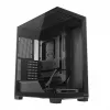 PC korpusas MODECOM VOLCANO STELLAR PLUS MIDI Juoda — midi bokštas ATX, grūdintas stiklas, USB-C, palaiko iki 420 mm GPU