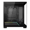 PC korpusas MODECOM VOLCANO STELLAR PLUS MIDI Juoda — midi bokštas ATX, grūdintas stiklas, USB-C, palaiko iki 420 mm GPU