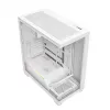 PC korpusas MODECOM VOLCANO STELLAR PLUS MIDI WHITE — Midi Tower, microATX, grūdintas stiklas, USB-C, palaiko GPU 420 mm