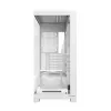 PC korpusas MODECOM VOLCANO STELLAR PLUS MIDI WHITE — Midi Tower, microATX, grūdintas stiklas, USB-C, palaiko GPU 420 mm