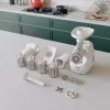 Mėsmalė SMAPP modelis 490.81 BALTA - 2200 W, 1 greitis, 2,7 kg/min, 3 sieteliai, balta, smulkinimo priedas
