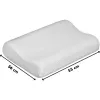 Ortopedinė kaklo pagalvė ActionMed CERVICAL MED PILLOW PO100AM — porolono užpildas, 550×360×120 mm, skalbiamas užvalkalas, balta