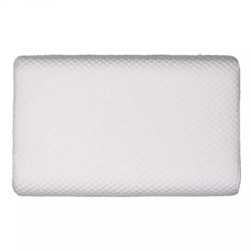 Ortopedinė kaklo pagalvė ActionMed CERVICAL MED PILLOW PO100AM — porolono užpildas, 550×360×120 mm, skalbiamas užvalkalas, balta