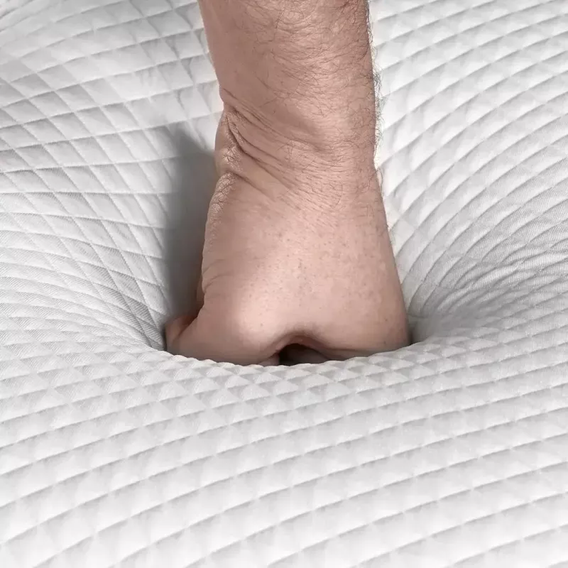 Ortopedinė kaklo pagalvė ActionMed CERVICAL MED PILLOW PO100AM — porolono užpildas, 550×360×120 mm, skalbiamas užvalkalas, balta