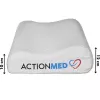 Ortopedinė kaklo pagalvė ActionMed CERVICAL MED PILLOW PO100AM — porolono užpildas, 550×360×120 mm, skalbiamas užvalkalas, balta