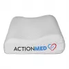 Ortopedinė kaklo pagalvė ActionMed CERVICAL MED PILLOW PO100AM — porolono užpildas, 550×360×120 mm, skalbiamas užvalkalas, balta