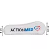 Ortopedinė pagalvė ActionMed PO200AM — anatominė putplasčio pagalvė galvai ir kaklui, 590×350 mm, maks. aukštis 11 cm, nuimamas užvalkalas