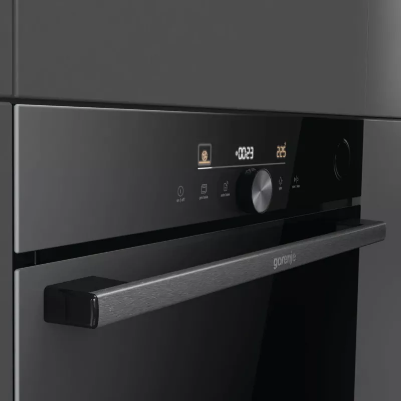 Gorenje G600 Elektrinė orkaitė BPSA6747DGWI RAL9005, Didelė, Elektrinė, 77 l, 3500 W, 77 l, 2300 W