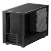 PC korpusas DeepCool CH260 Micro Tower Juoda — Micro-ATX/Mini-ITX, grūdintas stiklas, USB-C, maks. GPU 413 mm