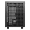 PC korpusas DeepCool CH260 Micro Tower Juoda — Micro-ATX/Mini-ITX, grūdintas stiklas, USB-C, maks. GPU 413 mm