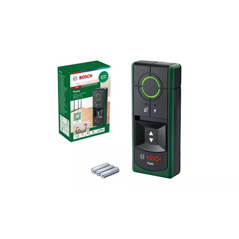 Sienų ieškiklis Bosch Truvo 0603681205 — aptikimo gylis 50 mm, LED indikatorius