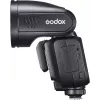 “Flash Godox V100”, skirta “Sony” – nešiojama 100 Ws kameros blykstė, įmontuota įkraunama baterija