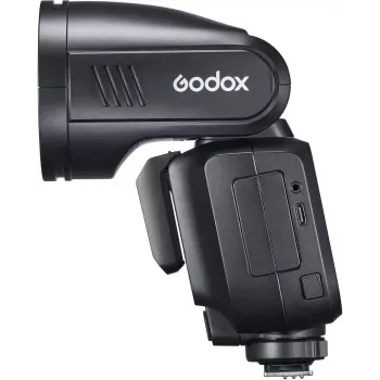 “Flash Godox V100”, skirta “Sony” – nešiojama 100 Ws kameros blykstė, įmontuota įkraunama baterija