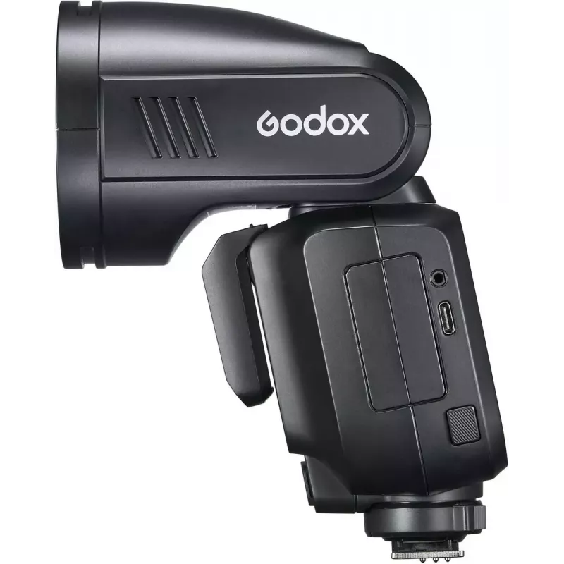 “Flash Godox V100”, skirta “Sony” – nešiojama 100 Ws kameros blykstė, įmontuota įkraunama baterija