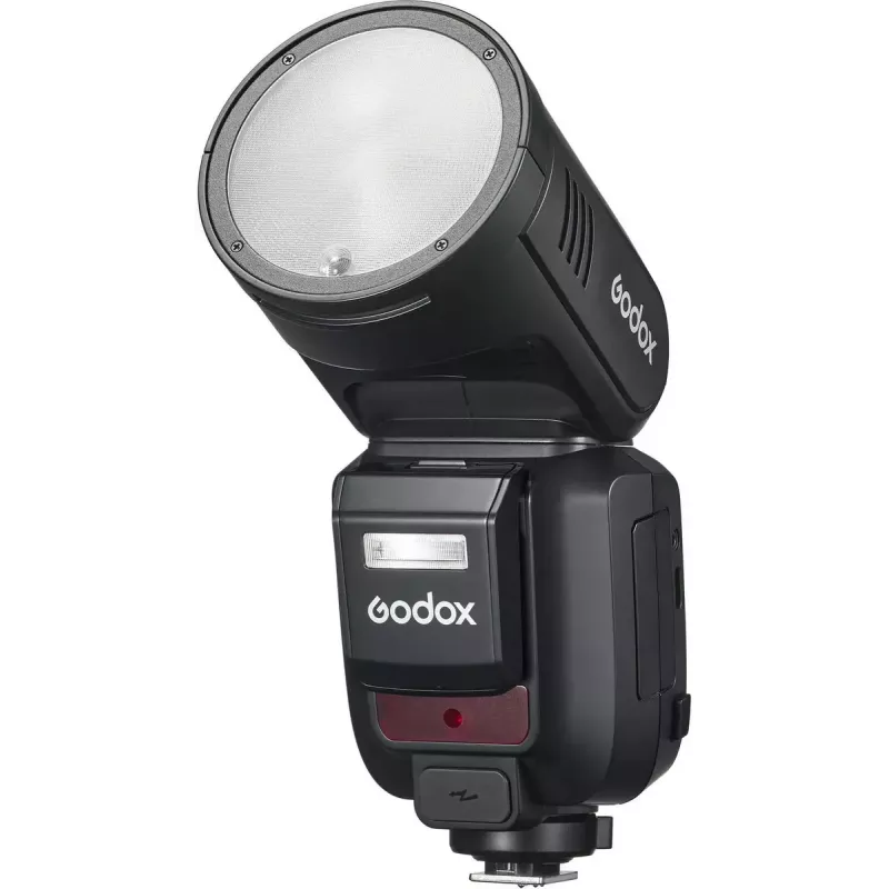 “Flash Godox V100”, skirta “Sony” – nešiojama 100 Ws kameros blykstė, įmontuota įkraunama baterija