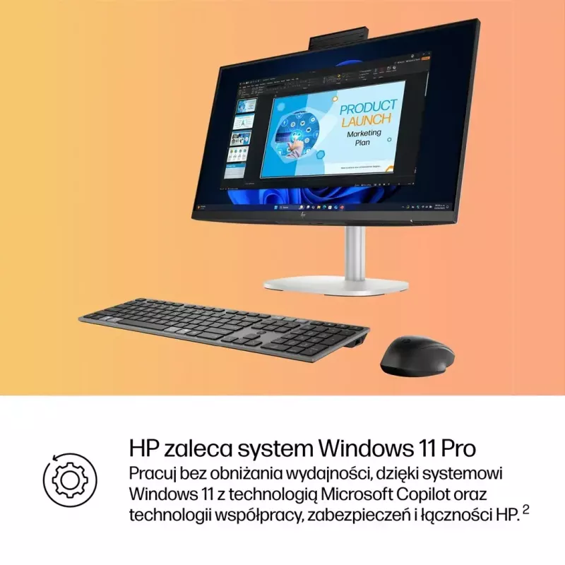 „All-in-One“ kompiuteris HP EliteStudio 8 AiO G1i Ultra 5 23,8 col. FHD jutiklinis IPS 16GB DDR5 512GB SSD „Win11 Pro“