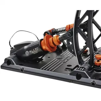 Dujų ir stabdžių pedalų komplektas Asetek Forte Sim Racing 40-010-0000003 lenktynių simuliatoriams