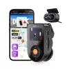 Automobilio vaizdo registratorius VANTRUE S1PRO MAX — kompaktiškas 2 kanalų registratorius, 3840 × 2160 F/1.8, 155° pagrindinė kamera, Wi‑Fi, GPS, 2 colių ekranas, parkavimo režimas, microSD iki 1 TB