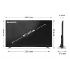Sharp 70HP5265E TV 177,8 cm (70 colių) 4K Ultra HD išmanusis televizorius Wi-Fi juodas