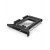 ICY BOX IB-2207StS 8,89 cm (3,5 col.) saugojimo įrenginio dėklas Juodas