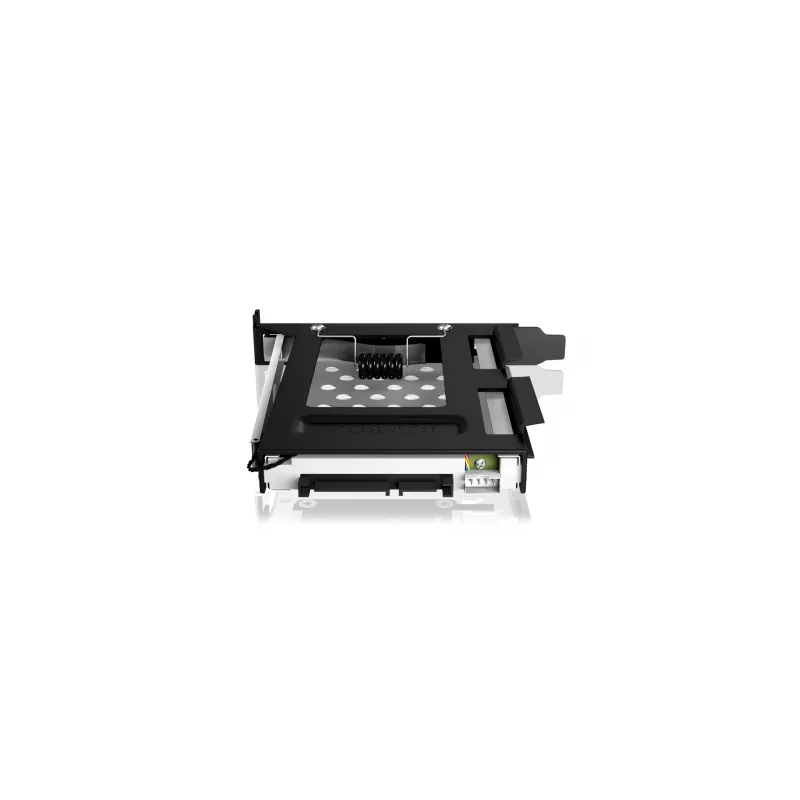 ICY BOX IB-2207StS 8,89 cm (3,5 col.) saugojimo įrenginio dėklas Juodas