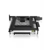 ICY BOX IB-2207StS 8,89 cm (3,5 col.) saugojimo įrenginio dėklas Juodas