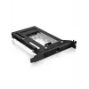 ICY BOX IB-2207StS 8,89 cm (3,5 col.) saugojimo įrenginio dėklas Juodas