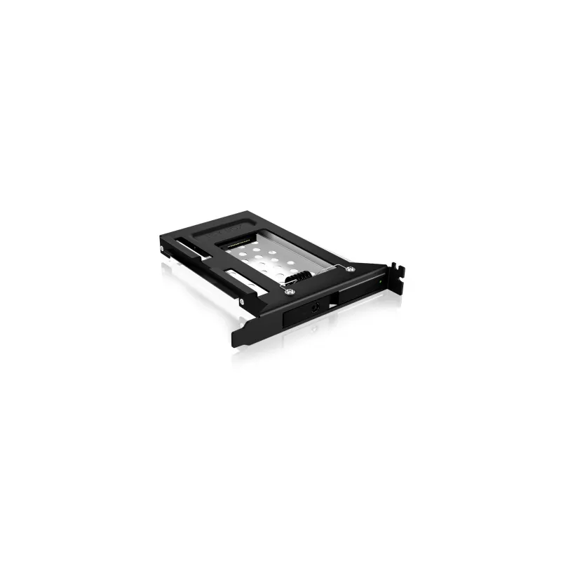 ICY BOX IB-2207StS 8,89 cm (3,5 col.) saugojimo įrenginio dėklas Juodas