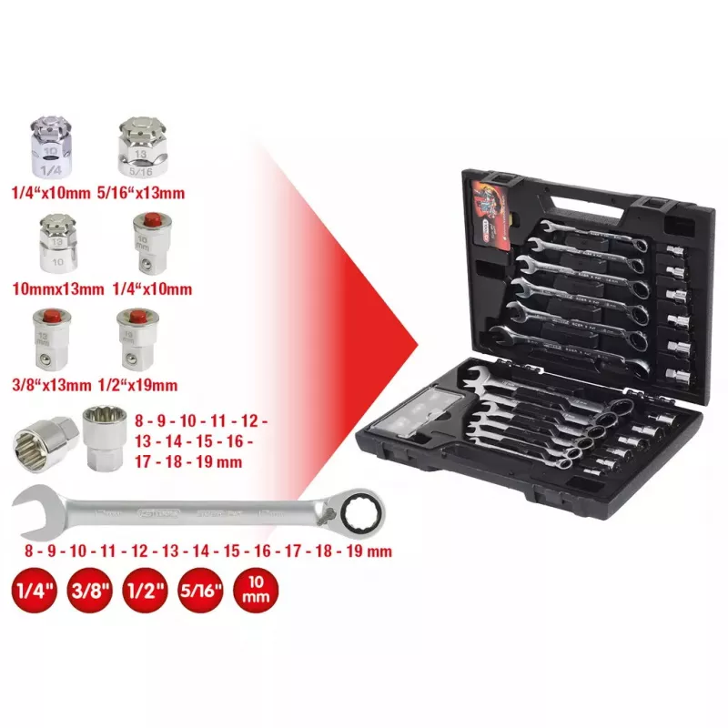 Lizdų rinkinys KS Tools 503.4960