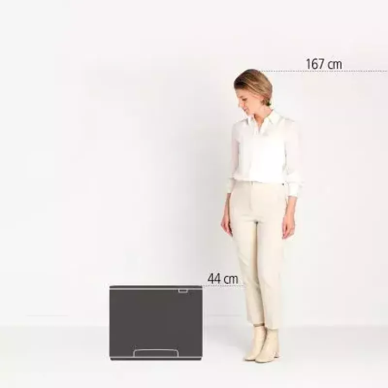 Atliekų konteineris BRABANTIA 121142 Stačiakampis Baltas, 540×363×440 mm