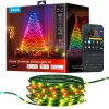 Išmaniosios LED girliandos Govee 2S 20 m, Wi‑Fi/Bluetooth, žalia, 20 m ilgio, 2,5 m maitinimo kabelis, 6 mm plotis