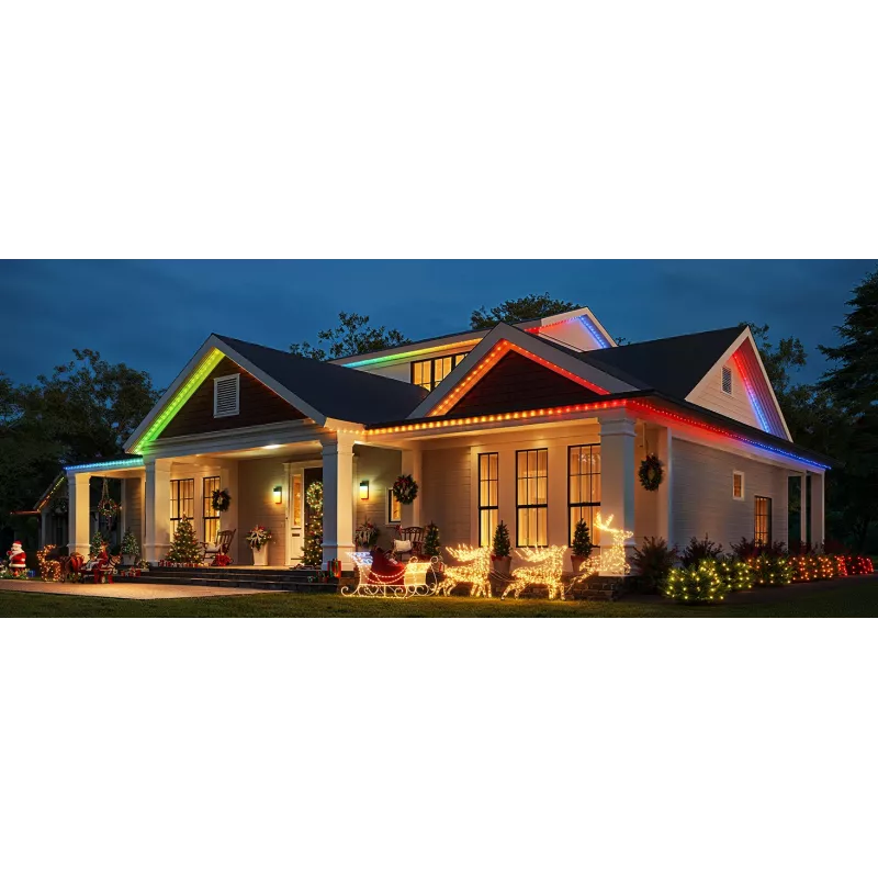 Išmaniosios LED girliandos Govee 2S 20 m, Wi‑Fi/Bluetooth, žalia, 20 m ilgio, 2,5 m maitinimo kabelis, 6 mm plotis