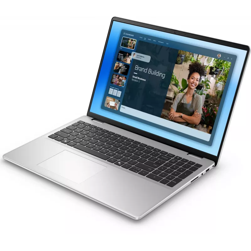 DELL DC16251 Intel Core 7 150U Nešiojamasis kompiuteris 40,6 cm (16 colių) Full HD+ 16 GB DDR5-SDRAM 512 GB SSD Wi-Fi 6E (802.11ax) Windows 11 Pro Platinum, Sidabrinė