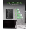 ICY BOX IB-1917M-C32a SSD dėklas Juodas M.2