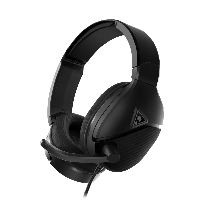 Turtle Beach Recon 200 Juoda Gen 2 laidinis sustiprintas žaidimų ausinių komplektas – PS4, PS5, Xbox Series X arba S One ir PC