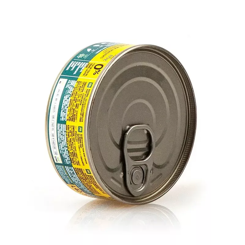 Šlapias kačių maistas 3coty Vištiena su spirulina kačiukams ir žindančioms katėms 80 g, visavertis pašaras, 19 % baltymų, 8 % riebalų