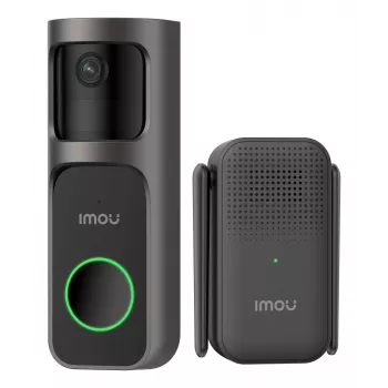 Imou Doorbell 2S Kit juodas 3 MP belaidis montavimas ant sienos