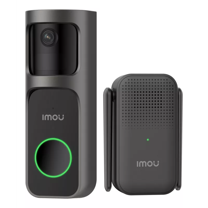 Imou Doorbell 2S Kit juodas 3 MP belaidis montavimas ant sienos