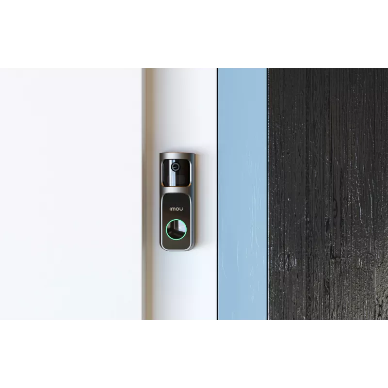 Imou Doorbell 2S Kit juodas 3 MP belaidis montavimas ant sienos